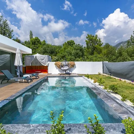 Villa İslamlar 1 Bedroom Secluded With Private Pool Hot Tub Kalkan